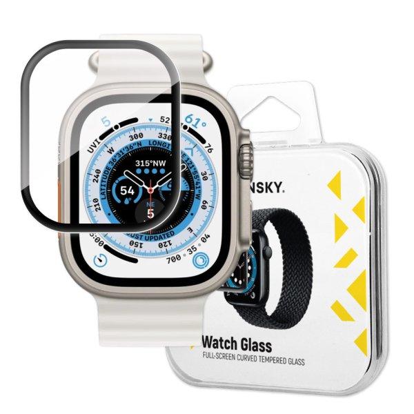 Wozinsky Full Glue edzett üveg Apple Watch Ultra 49mm 9H teljes képernyő
edzett üveg fekete kerettel fólia