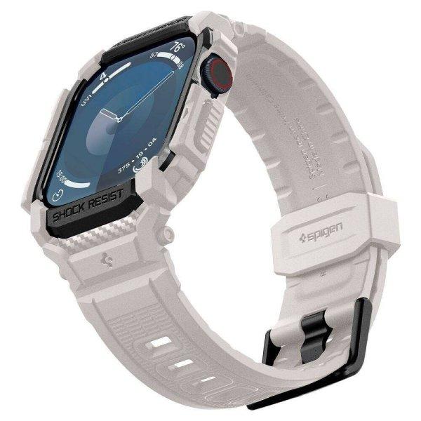Spigen Rugged Armor "Pro" tok Apple Watch 10 46mm - bézs