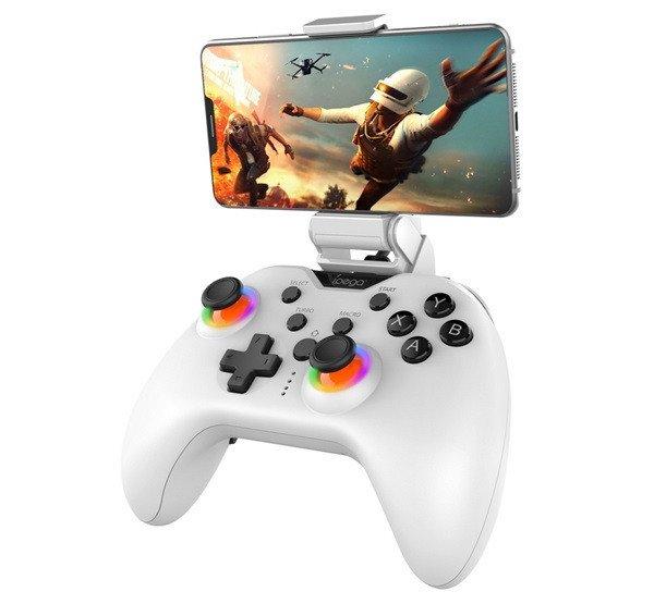 IPEGA vezeték nélküli kontroller (v5.1, 500mAh akku, RGB,
iOS/Android/PC/PS3/PS4/Nintendo Switch kompatibilis) FEHÉR