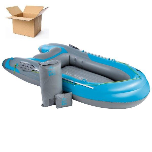 BCS CRANE Marina 700 felfújható 3 személyes csónak, sport gumicsónak 1 pár
alumínium evezővel 285 x 138 cm, 210 kg teherbírással bontott csomagolásban