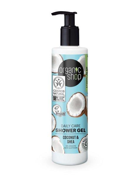 Organic Shop Hidratáló tusfürdő Kókusz és shea vaj (Daily Care Shower Gel)
280 ml