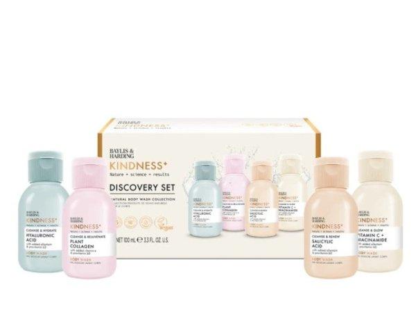 Baylis & Harding Tusfürdő ajándékszett Kindness+ Discovery Gift Set 4 x 100
ml
