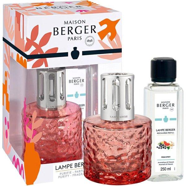 Maison Berger Paris Katalitikus lámpa ajándék szett Mirage Summer Coral +
utántöltő Fresh Spirit 250 ml
