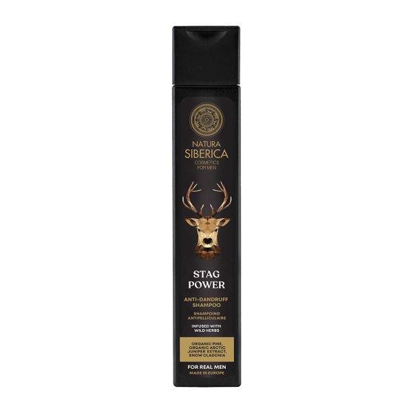 Natura Siberica Korpásodás elleni sampon férfiaknak Stag Power (Anti-Dandruff
Shampoo) 250 ml