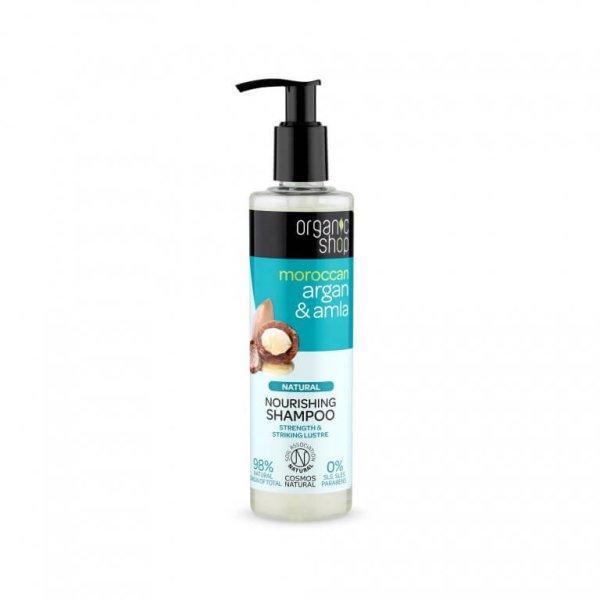 Organic Shop Tápláló sampon Moroccan Argan & Amla (Nourishing Shampoo) 280 ml