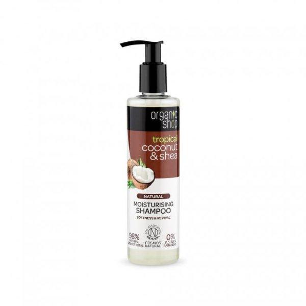 Organic Shop Hidratáló sampon Tropical Coconut & Shea (Moisturising Shampoo)
280 ml