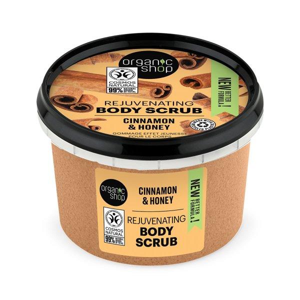Organic Shop Fiatalító testradír Fahéj és méz (Rejuvenating Body Scrub)
250 ml