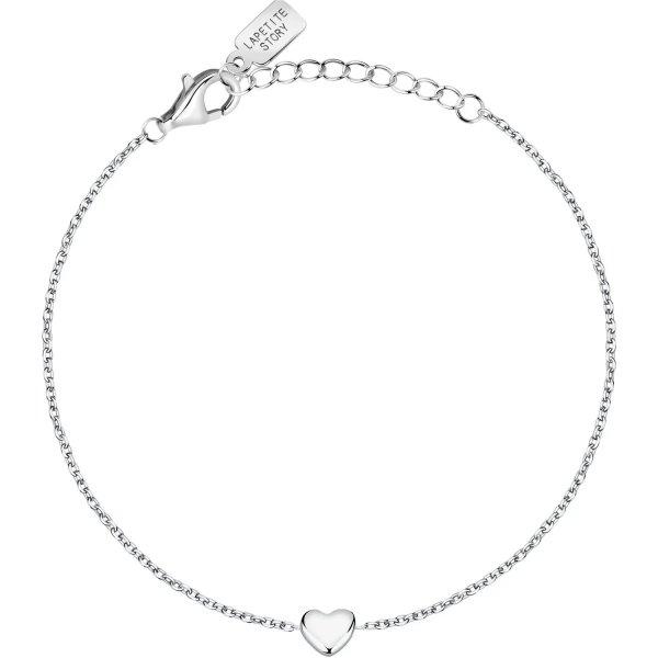 La Petite Story Ezüst szív karkötő Silver LPS05AWV12