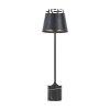 Modern fekete asztali lmpa 37 cm LED-del, dimmelhet, IP54,