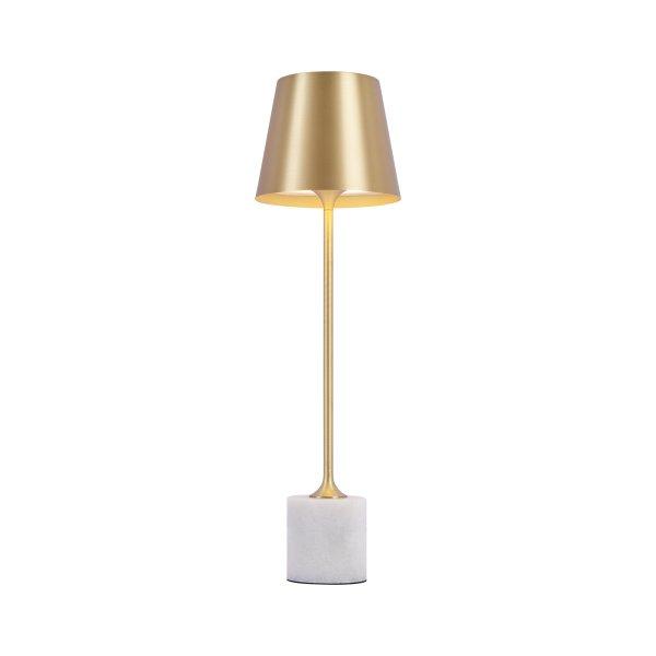 Modern arany asztali lámpa 37 cm LED-del, dimmelhető, IP54, újratölthető -
Topi