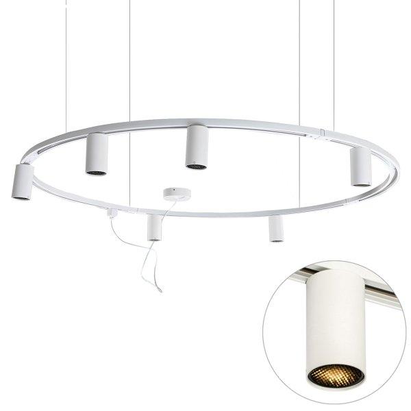 Modern függesztett sínrendszer 6 fehér spotlámpával, 1 fázisú GU10 50 mm
- Iconic Ruby Honey