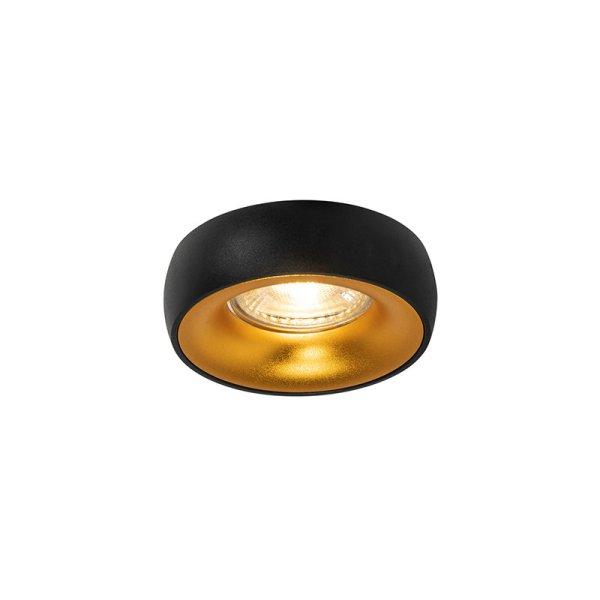 Design beépített spotlámpa fekete arany belsővel - Mooning