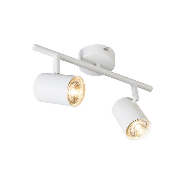 Modern spotlámpa fehér, 2 db WiFi GU10 izzóval, állítható - Jeana