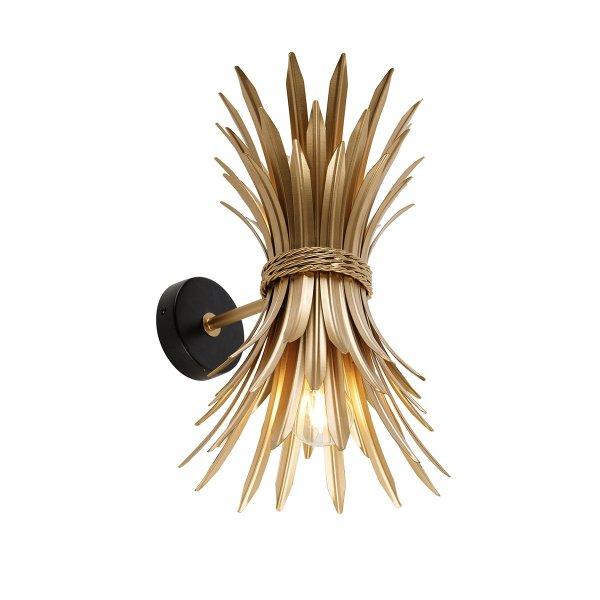 Art Deco fali lámpa arany - Wesley