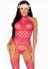 Leg Avenue High Neck Halter Suspender Bodystocking