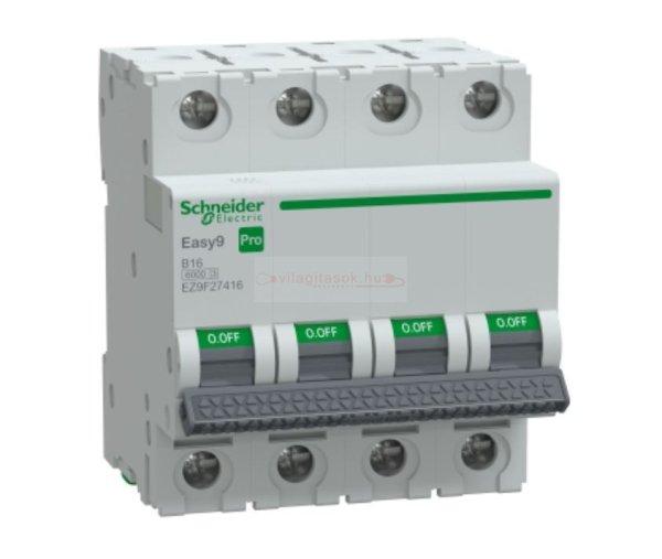 Schneider Easy9 Pro kismegszakító 4P B 16A 6kA