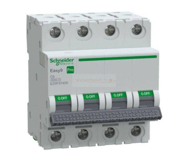 Schneider Easy9 Pro kismegszakító 4P C 6A 6kA