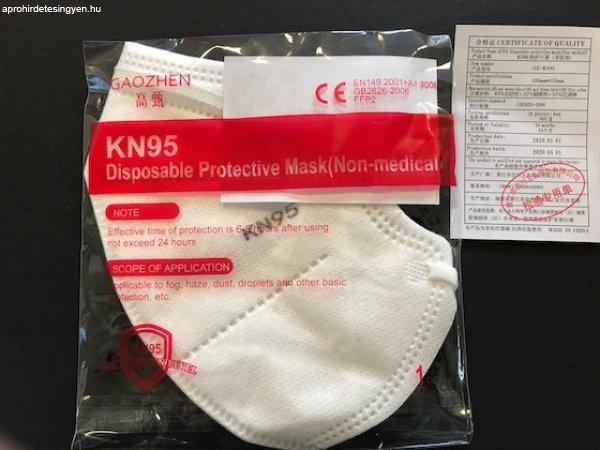 Egészségügyi FFP2/KN95 maszk, 10 db/csomag