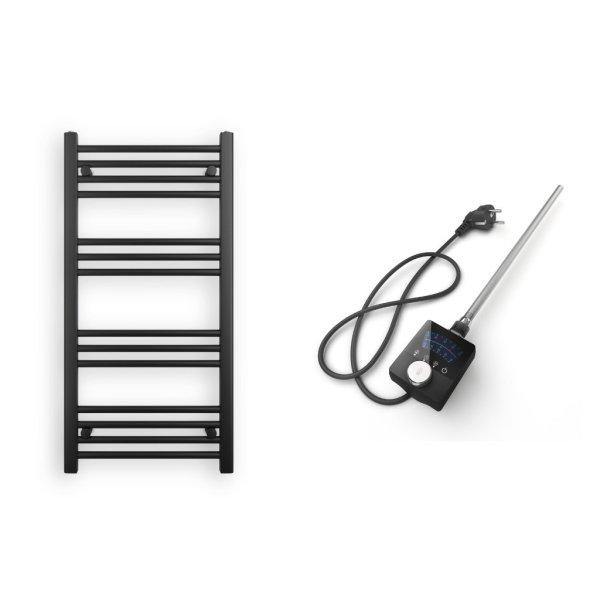 Törölközőszárító radiátor elektromos fűtőpatronnal 50 x 100 cm - Nero
Italia AF-13-400W (fekete)