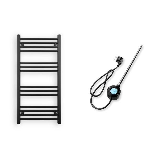 Törölközőszárító radiátor elektromos fűtőpatronnal 50 x 100 cm - Nero
Italia S-400W (fekete)