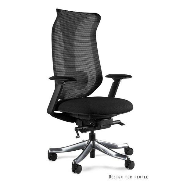 UNIQUE FOCUS ergonomikus irodai szék, fekete, szövetes ülőlappal