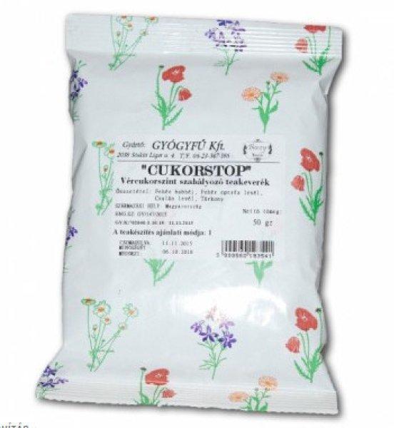 Gyógyfű cukorstop vércukorszint szabályozó teakeverék 50 g
