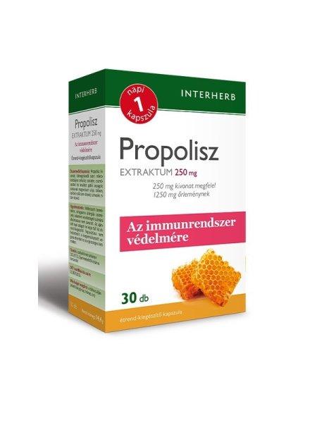 INTERHERB NAPI 1 PROPOLISZ EXTRAKTUM KAPSZULA 30 db