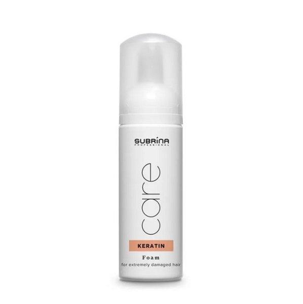 Subrina professional care keratin perfect foam újrastrukturáló regeneráló
hab 150 ml