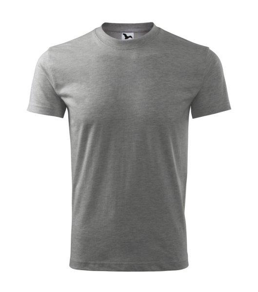MALFINI Classic Póló - Sötétszürke melírozott | XL