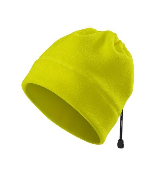 MALFINI HV Practic fleece sapka - Fényvisszaverő sárga | unisex