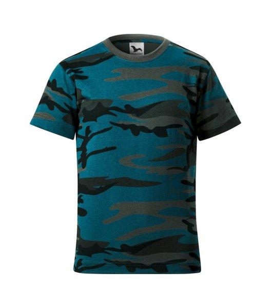 MALFINI Gyerek terepszínű póló Camouflage - Terepszínű olajzöld | 158 cm
(12 éves)