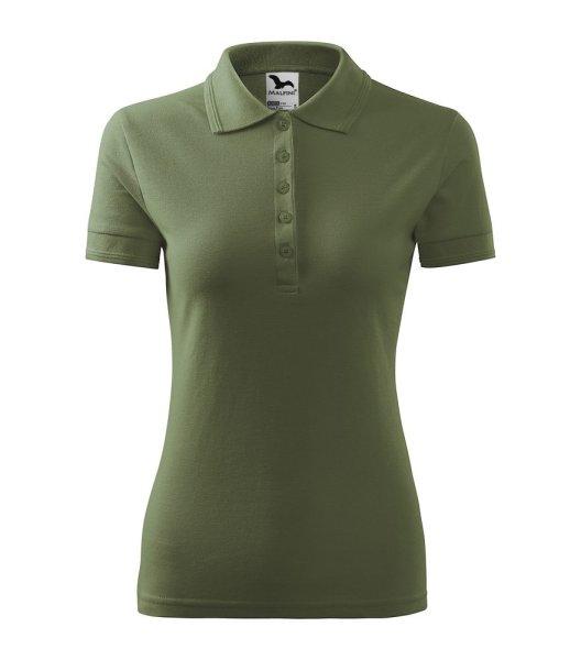 MALFINI Női galléros póló Pique Polo - Khaki | M