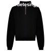 Just Hoods Ni crop top pulver rvid cipzrral - Fekete | M