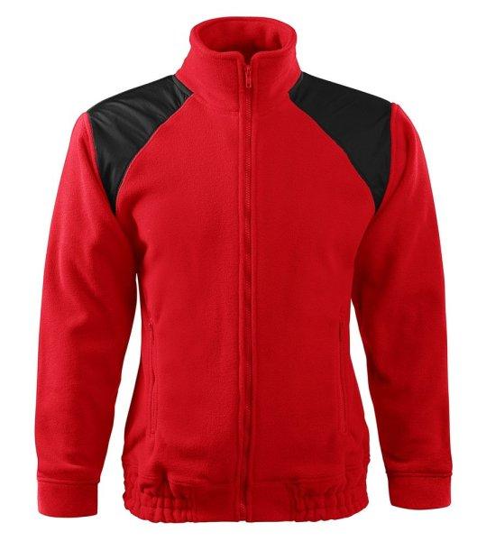 MALFINI Fleece felső Jacket Hi-Q - Piros | 3XL