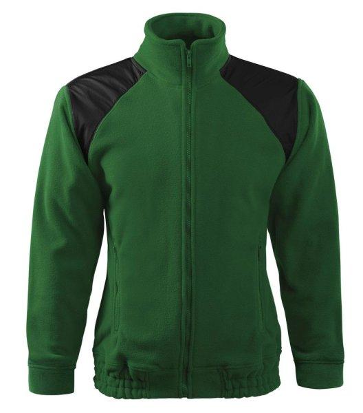 MALFINI Fleece felső Jacket Hi-Q - Palackzöld | 3XL
