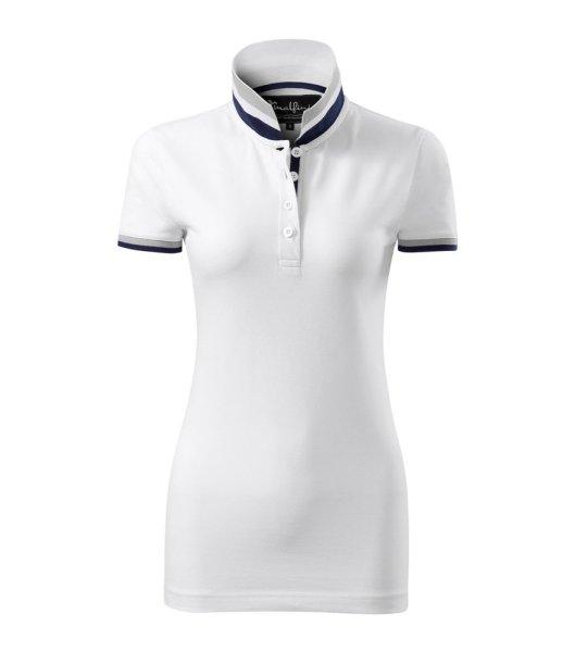 MALFINI Női galléros póló Collar Up - Fehér | 2XL