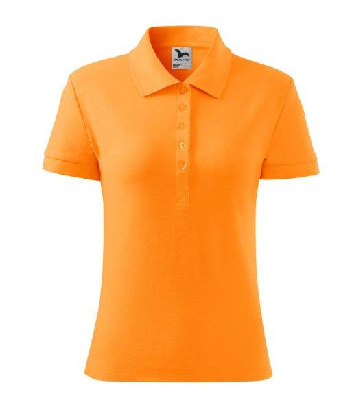 MALFINI Női galléros póló Cotton - Mandarin narancs | 2XL