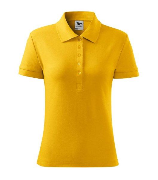 MALFINI Női galléros póló Cotton - Sárga | 2XL