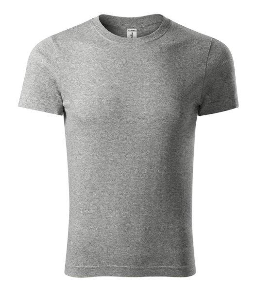 MALFINI Paint Póló - Sötétszürke melírozott | 3XL