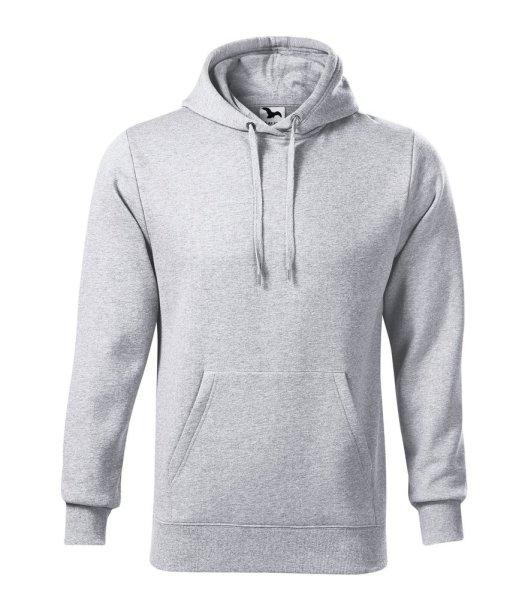 MALFINI Férfi felső Cape - Világosszürke melírozott | 3XL