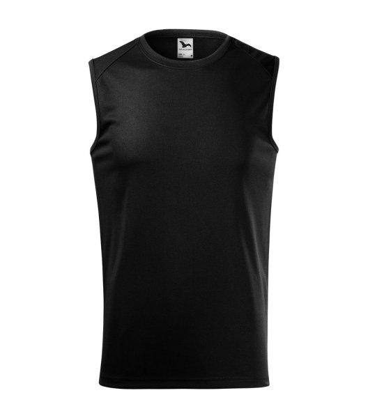 MALFINI Férfi ujjatlan póló Breeze - Fekete | 2XL