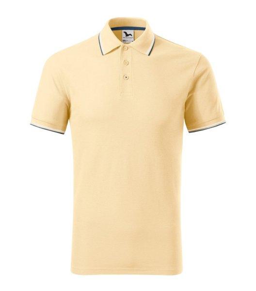 MALFINI Férfi galléros póló Focus - Bourbon vanilla | 2XL