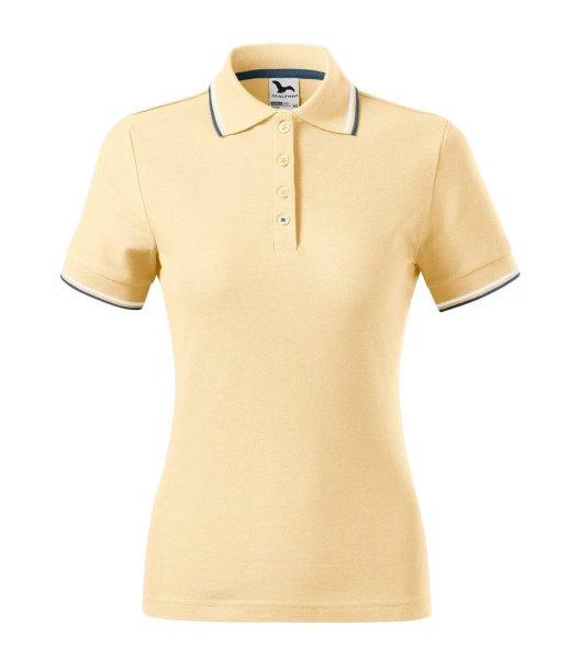 MALFINI Női galléros póló Focus - Bourbon vanilla | 2XL
