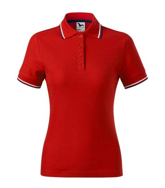 MALFINI Női galléros póló Focus - Piros | 2XL