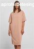 Urban Classics Ladies Organic Long Oversized Tee Dress amber