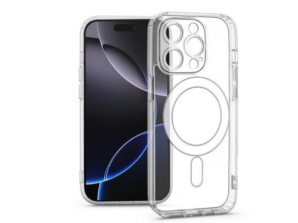 Haffner Clear Mag Cover kameravédős szilikon tok - Apple iPhone 16 Pro -
átlátszó
