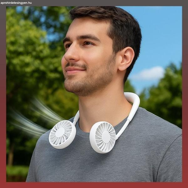 Mini hordozható nyakpántos ventilátor COOLIFY