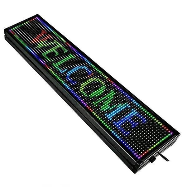 Fényreklám LED RGB – 100 × 20 cm, Színes kijelző szövegekhez, képekhez
TFG-005