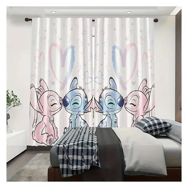 Disney Stitch és Angel függönyszett – 2 db 166 X 75 XA3529048-2