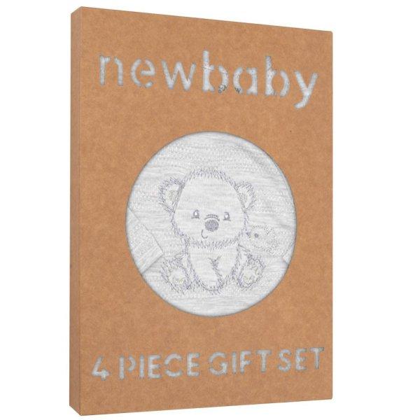 Baba együttes New Baby Sweet Bear szürke 50-es méret
